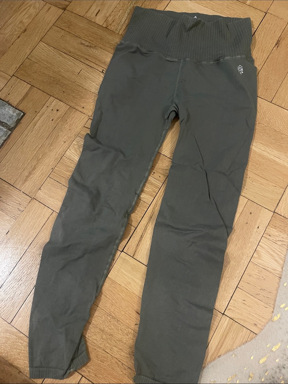 Good Karma High-Rise 7/8 Length Leggings green/olive 💚